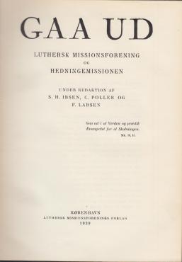 Gå ud - Luthersk Mssionsforening