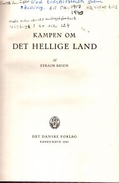 Kampen om Det hellige land
