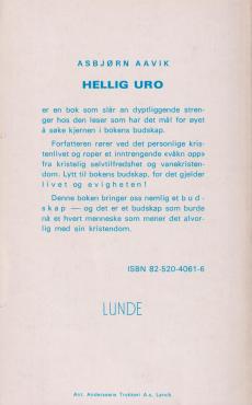 Hellig uro