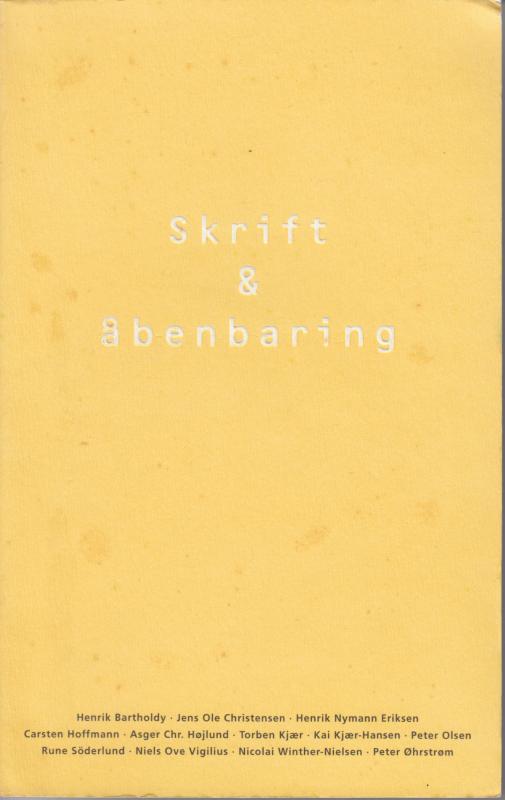 Skrift og åbenbaring