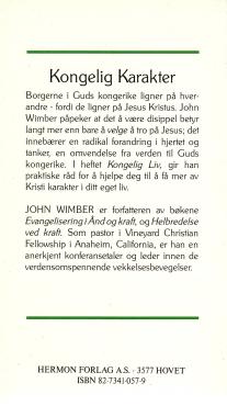 Kongelig liv, hvordan bli mer lik Kristus