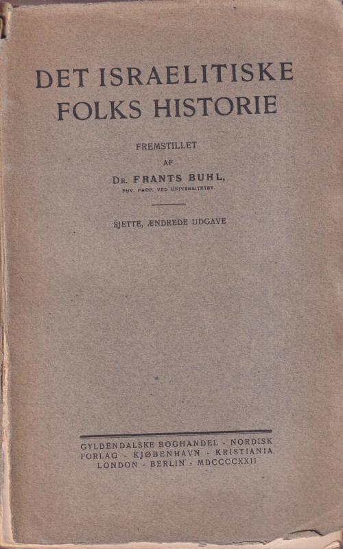 Det israelitiske folks historie