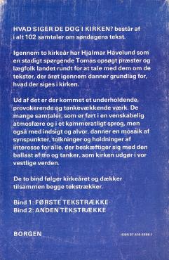 Hvad siger de dog i kirken, 1. tekstrække