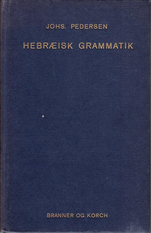 Hebræisk Grammatik