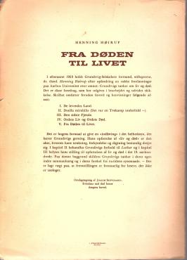 Fra døden til livet