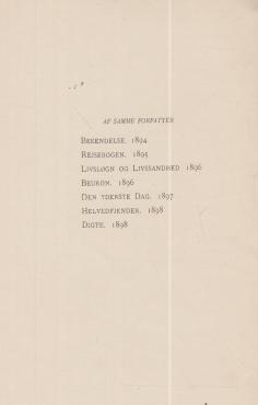 Lignelser (1898)