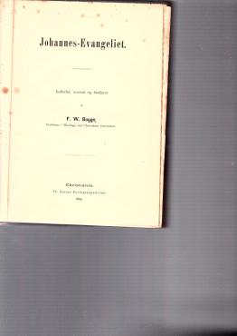 Johannes-Evangeliet, Indledet, oversat og forklaret (1893) ¤