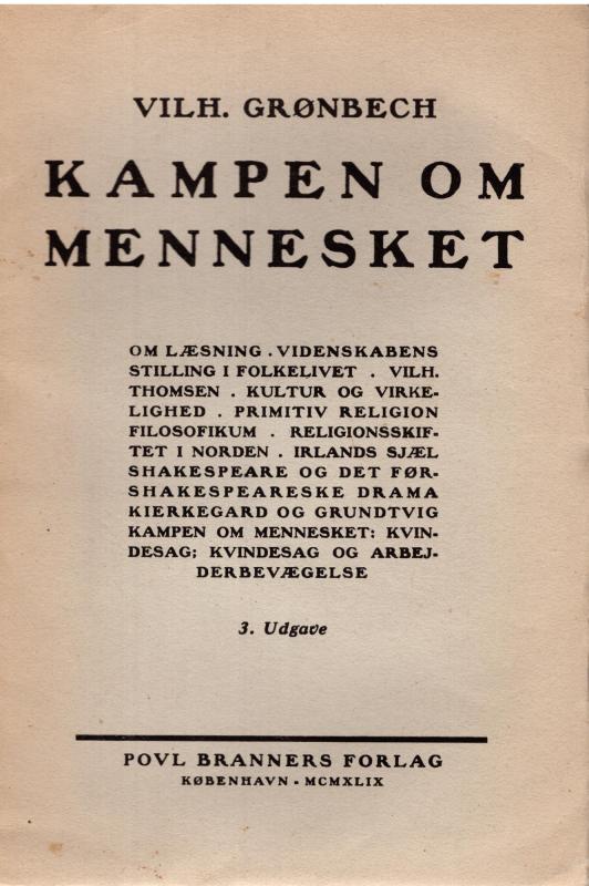 Kampen om mennesket