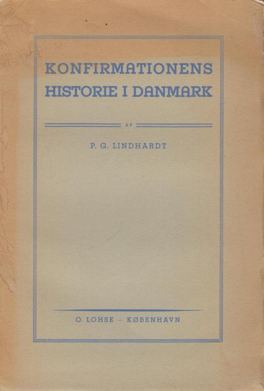 Konfirmationens historie i Danmark