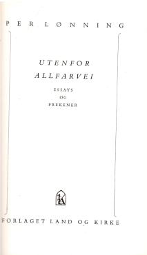 Utenfor allfarvei