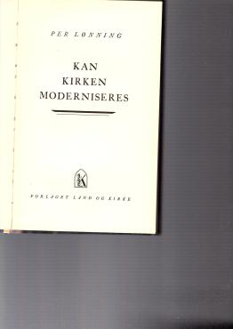 Kan kirken moderniseres