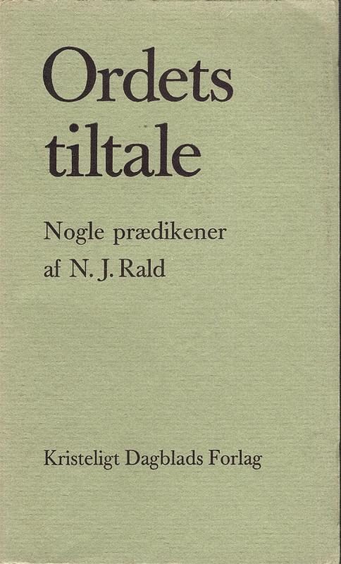 Ordets tiltale, prædikener, Kr. Dagblad, 1968