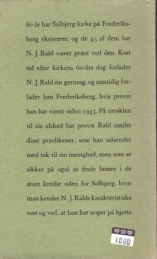 Ordets tiltale, prædikener, Kr. Dagblad, 1968