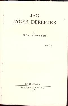Jeg jager derefter