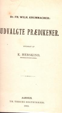 Udvalgte prædikener
