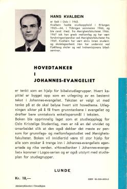 Hovedtanker i Johannes-evangeliet