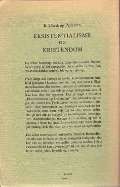 Eksistentialisme og Kristendom