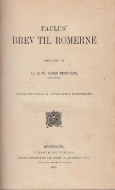 Paulus' brev til Romerne ¤
