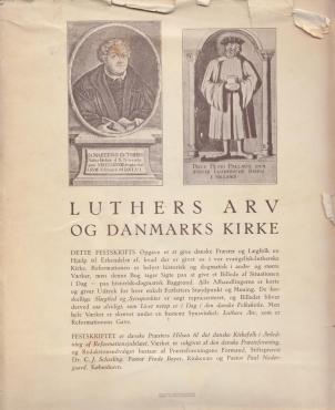 Luthers Arv og Danmarks Kirke,