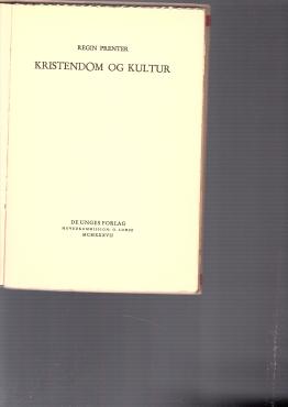 Kristendom og kultur