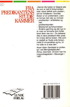 Fra predikantens studiekammer