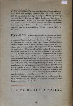 Vejen til Rom, + Tilbage til Rom, livserindringer, 2 bind