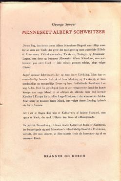 Mennesket Albert Schweitzer
