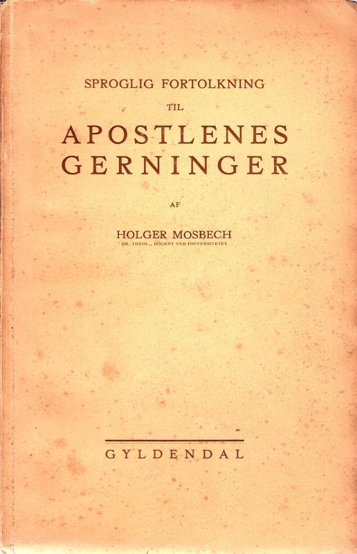 Sproglig fortolkning til Apostlenes gerninger