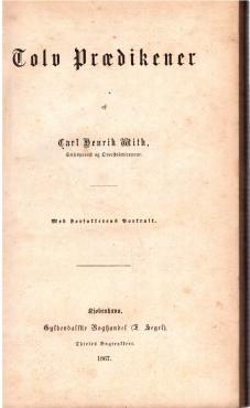 Tolv prædikener, 1867