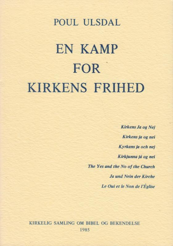 En kamp for kirkens frihed