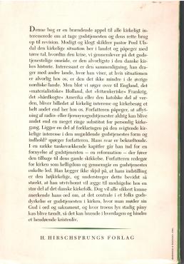 Gudstjenesten i vor tids religiøse krise