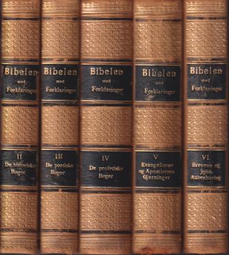 Lutherstiftelsens Bibelværk "Bibelen med forklaringer" Bind 1-6