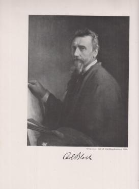 Carl Bloch, 1834-1890 indb. læder m. guldtryk