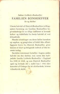 Familien Bonhoeffer - liv og skæbne