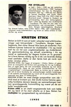 Kristen Etikk