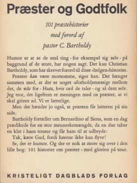 Præster og Godtfolk, 101 præstehistorier
