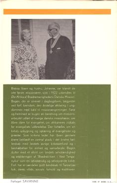 Et tilbageblik over 40 års virke i Tanzania 1922-1962