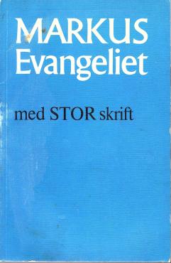 Markus Evangeliet m. STOR skrift