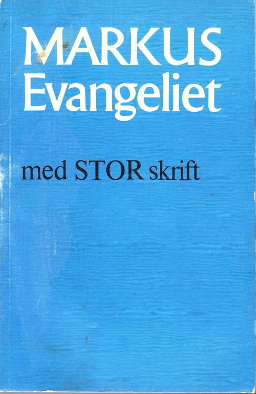 Markus Evangeliet m. STOR skrift