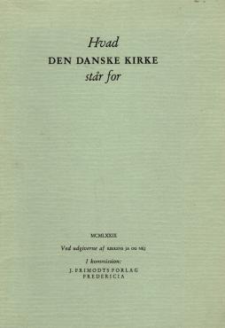 Hvad den danske kirke står for