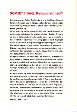 Sovjet i dag, Religionsfrihed?