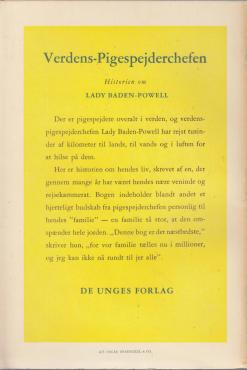 Verdens Pigespejderchefen Olave Lady Baden-Powell