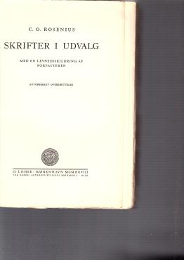 Skrifter i udvalg
