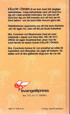 Källor i öknen, 365 dagliga betraktelser