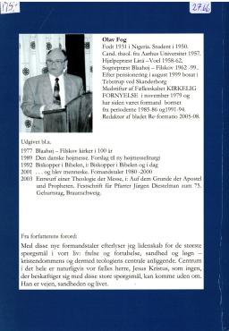 og blev menneske II - Formandstaler