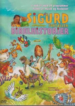 Sigurd fortæller bibelhistorie. Kassette med 2 DVDér