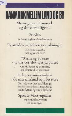 Danmark mellem land og by