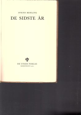 De sidste år