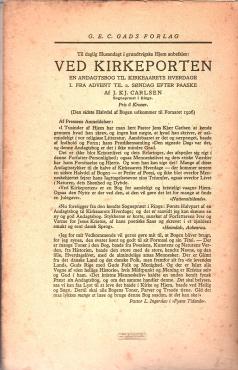 Vartov-Præster gennem 80 Aar 1839 - 1919