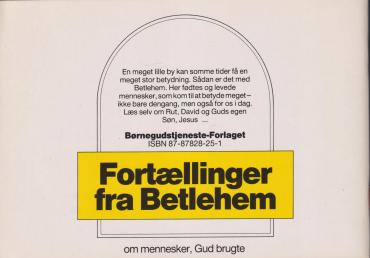 Fortællinger fra Betlehem - om mennesker, Gud brugte